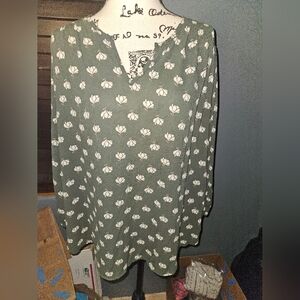 Fun2fun Long Sleeve BlousenSize 2x